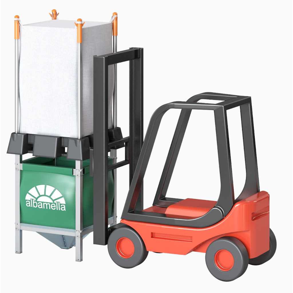 Descargador de Bigbags para lineas de producción