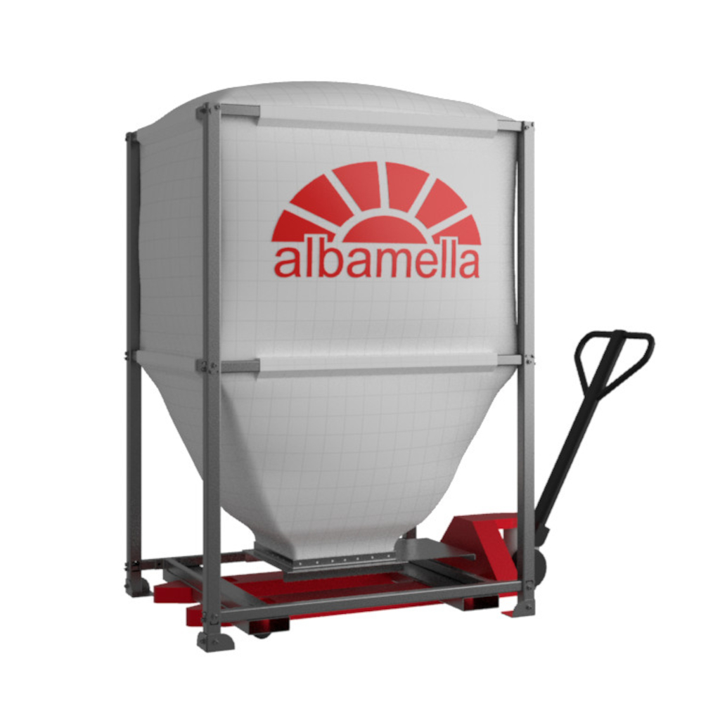 Silo para transportar solidos con traspaleta